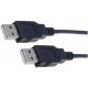 Кабель Digitus USB to USB (M/M) 1m Black (AK-300100-010-S) - Фото 3