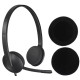 Амбушюры Sponge Universal 50 mm для Logitech H330/H340/H600/H111/Sennheiser PX100/PX200 2шт Black - Фото 1