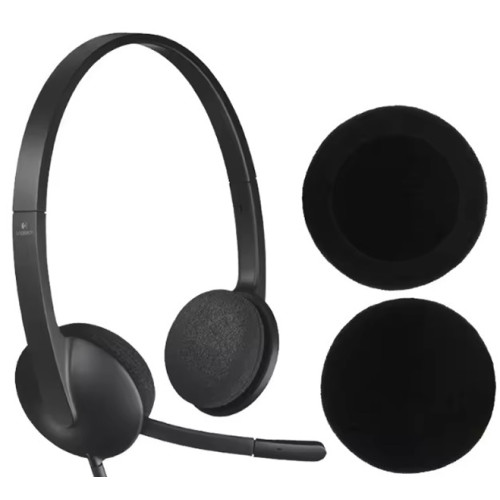 Амбушюри Sponge Universal 50 mm для Logitech H330/H340/H600/H111/Sennheiser PX100/PX200 Black