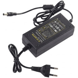 Универсальный блок питания HJ-1250 12V 5A 5.5x2.5mm Black