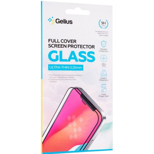 Защитное стекло Gelius Full Cover Ultra-Thin 0.25mm для Samsung S25 FE S731 Black