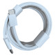 Кабель DM Type-C to Type-C 2m White - Фото 2