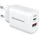 Зарядное устройство для ArmorStandart AR-T252WEU 25W GaN Type-C+USB White (ARM89532) - Фото 3