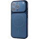 Чехол AG Glass Case With MagSafe для iPhone 16 Pro Max Blue - Фото 1