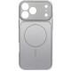Чехол AG Glass Case With MagSafe для iPhone 16 Pro Silver