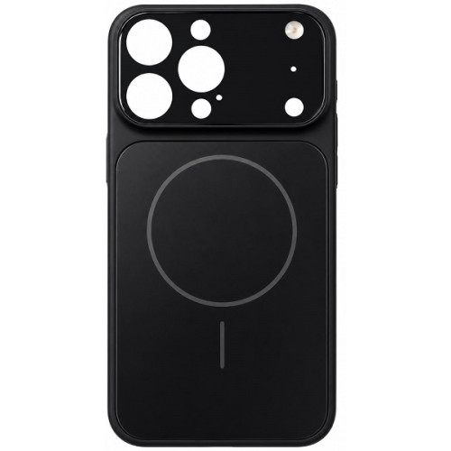 Чехол AG Glass Case With MagSafe для iPhone 15 Pro Max Black