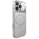 Чехол AG Glass Case With MagSafe для iPhone 15 Pro Silver - Фото 1