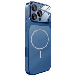 Чехол AG Glass Case With MagSafe для iPhone 15 Pro Blue