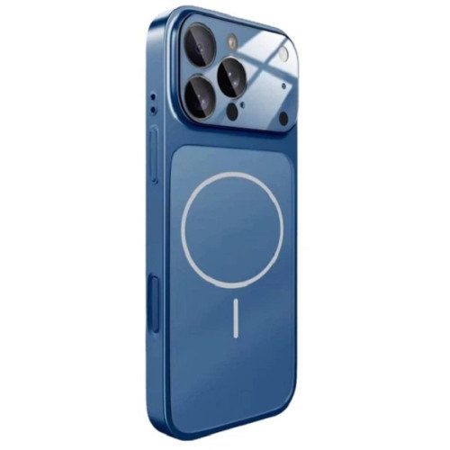 Чехол AG Glass Case With MagSafe для iPhone 15 Pro Blue
