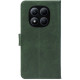 Чехол-книжка Crazy Horse Clasic для Xiaomi Redmi Note 15 Pro+ 5G/Poco M8 Pro 5G Dark Green (Front) - Фото 2