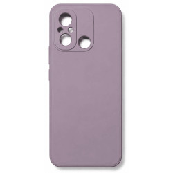 Чохол Liquid Silicone для Xiaomi Redmi 12C/11A/Poco C55 Glass Purple