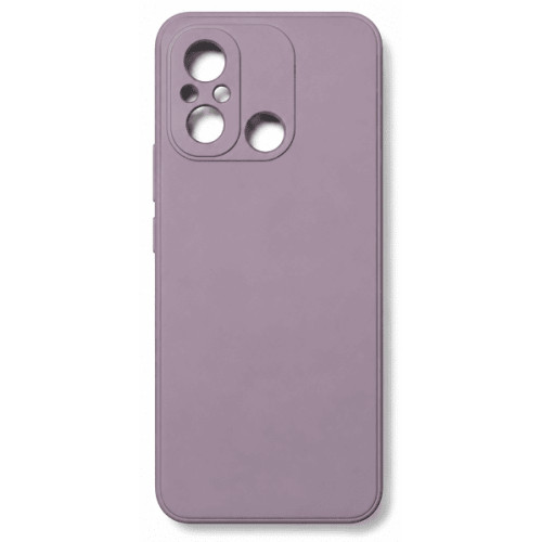 Чохол Liquid Silicone для Xiaomi Redmi 12C/11A/Poco C55 Glass Purple