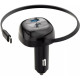 Автомобильное зарядное устройство Proove Pulsar 65W (Type-C + USB) + Retractable Type-C Cable Black (CCPR65110001) - Фото 1