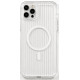 Чехол Corrugated Pattern Case With Magsafe для iPhone 12 Pro Max White - Фото 1