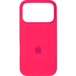Чохол Silicone Case для iPhone 17 Pro Neon Pink