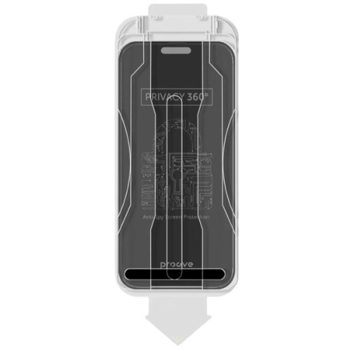 Защитное стекло Proove Privacy 360 Installation Box для iPhone 17 Pro Black (PG360I17P001)