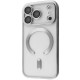 Чохол Metal Matte Case with Magnetic Ring для iPhone 17 Pro White Titanium - Фото 1