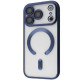 Чехол Metal Matte Case with Magnetic Ring для iPhone 17 Pro Deep Blue