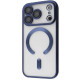 Чехол Metal Matte Case with Magnetic Ring для iPhone 17 Pro Max Deep Blue - Фото 1