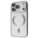 Чохол Metal Matte Case with Magnetic Ring для iPhone 17 Pro Max White Titanium
