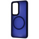 Чохол WAVE Matte Insane with Magnetic Ring для Samsung S24 S921/S25 S931 Midnight Blue - Фото 1