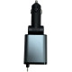 Автомобільний зарядний пристрій DM PT-47 USB+2xType-C 50W Black - Фото 1