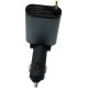 Автомобільний зарядний пристрій DM PT-47 USB+2xType-C 50W Black - Фото 2