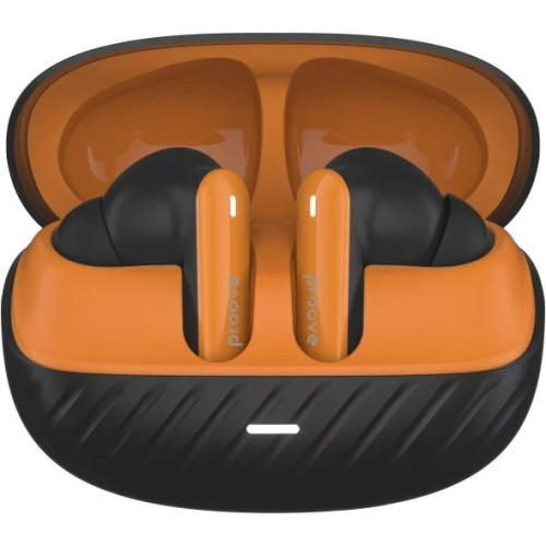 Bluetooth-гарнітура Proove Blitz II TWS with Hybrid ANC (APP) Black/Orange (TWBL2001AP20)