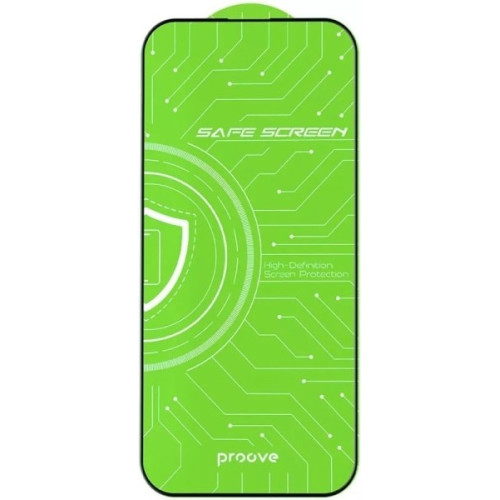 Защитное стекло Proove Safe Screen для iPhone 17 Pro Black (PGPSS1I17P01)