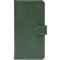 Чехол-книжка Crazy Horse Clasic для Xiaomi Redmi Note 15 5G/Poco M8 5G Dark Green (Front)