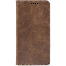 Чохол-книжка Crazy Horse Clasic для Xiaomi Redmi Note 15 5G/Poco M8 5G Brown (Strong)