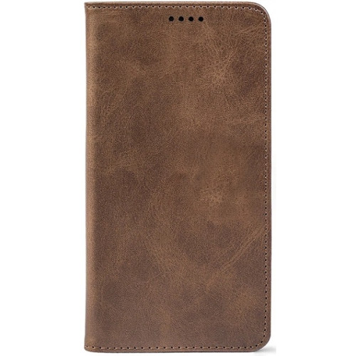 Чехол-книжка Crazy Horse Clasic для Xiaomi Redmi Note 15 5G/Poco M8 5G Brown (Strong)