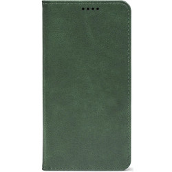 Чехол-книжка Crazy Horse Clasic для Xiaomi Redmi Note 15 Pro+ 5G/Poco M8 Pro 5G Dark Green (Strong)