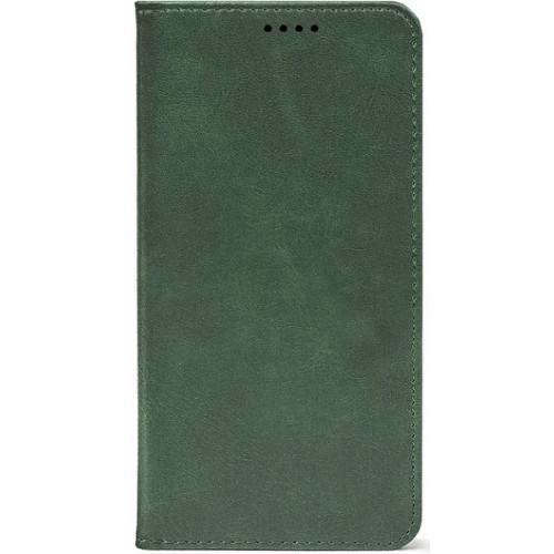 Чехол-книжка Crazy Horse Clasic для Xiaomi Redmi Note 15 Pro+ 5G/Poco M8 Pro 5G Dark Green (Strong)