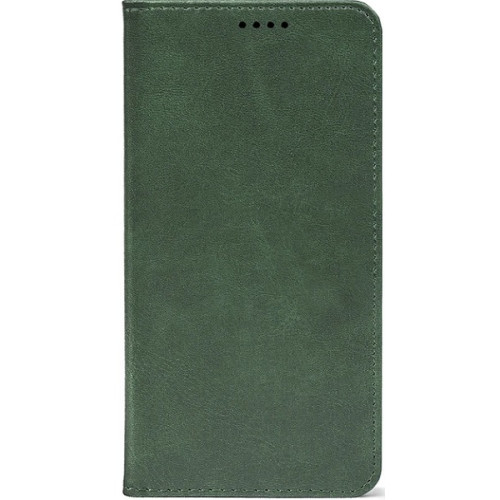 Чехол-книжка Crazy Horse Clasic для Xiaomi Redmi Note 15 Pro 5G Dark Green (Strong)