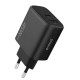 Сетевое зарядное устройство Proove Silicone Power 2 45W (Type-C + USB) Black (WCSP24110001) - Фото 2