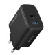 Сетевое зарядное устройство Proove Silicone Power 2 45W (Type-C + USB) Black (WCSP24110001) - Фото 3
