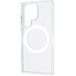Чехол WAVE Clear Case (PC+TPU) with Magnetic Ring для Samsung S25 Ultra S938 Прозрачный