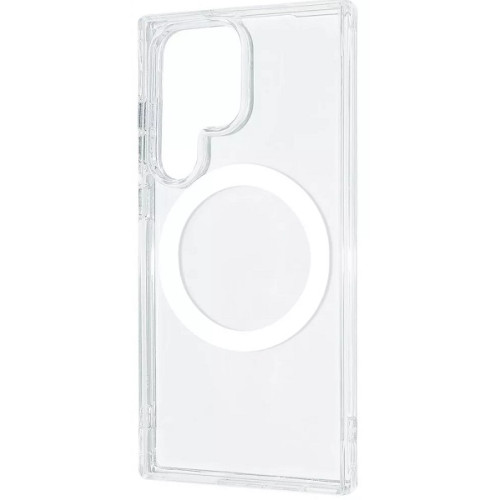 Чехол WAVE Clear Case (PC+TPU) with Magnetic Ring для Samsung S25 Ultra S938 Прозрачный