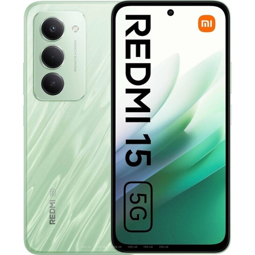 Смартфон Xiaomi Redmi 15 5G 8/256GB Ripple Green (with Adapter) EU