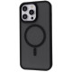 Чехол WAVE Matte Insane Case with Magnetic Ring для iPhone 14 Pro Black - Фото 1
