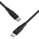 Кабель Proove Soft Silicone Type-C to Type-C 60W 1m Black (CCSO60002201) - Фото 3