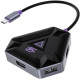 USB HUB Proove Gaming Spectre (2*USB3.0 + Type-C + PD100W + HDMI) Dark Gray (HBPG10221205) - Фото 2
