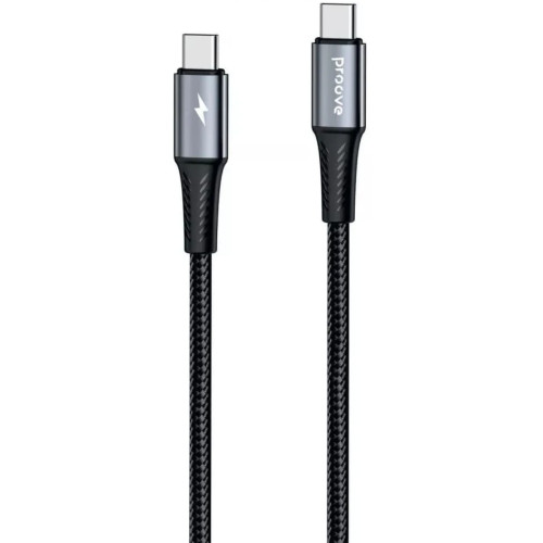Кабель Proove WireX Pro Type-C to Type-C 100W 1.5m Black (CCWX11002201)