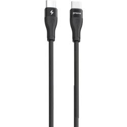 Кабель Proove Soft Silicone Type-C to Type-C 60W 2m Black (CCSO60002221)