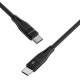 Кабель Proove Soft Silicone Type-C to Type-C 60W 2m Black (CCSO60002221) - Фото 2