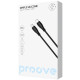 Кабель Proove Simple Silicone Type-C to Type-C 60W 1m Black (CCSI60002201) - Фото 2