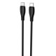 Кабель Proove Simple Silicone Type-C to Type-C 60W 1m Black (CCSI60002201) - Фото 1