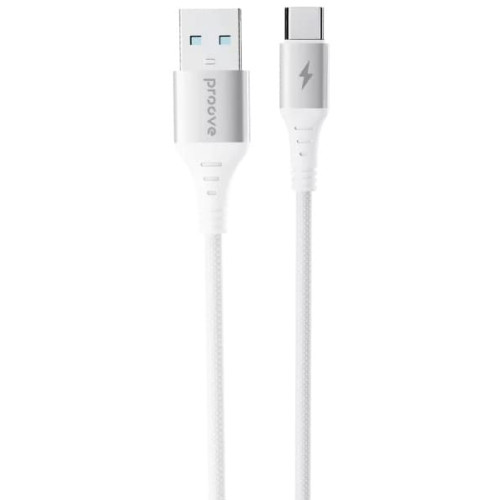 Кабель Proove WireX USB to Type-C 3A 1m White (CCWX15001202)