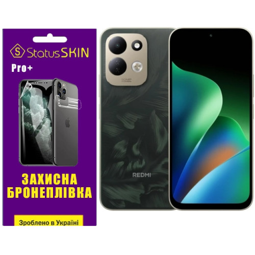 Полиуретановая пленка StatusSKIN Pro+ на экран Xiaomi Redmi 17 Глянцевая